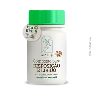Composto para Disposição e Libido 60 Cápsulas