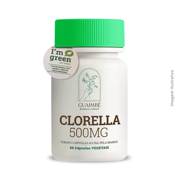Clorella 500mg 60 Cápsulas Vegetais