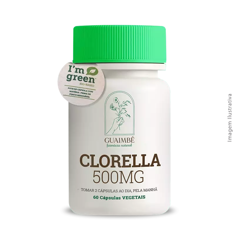 Clorella 500mg 60 Cápsulas Vegetais