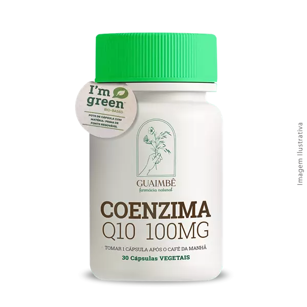 Coenzima Q10 100mg 30 Cápsulas Vegetais