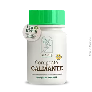 Composto Calmante 30 Cápsulas Vegetais
