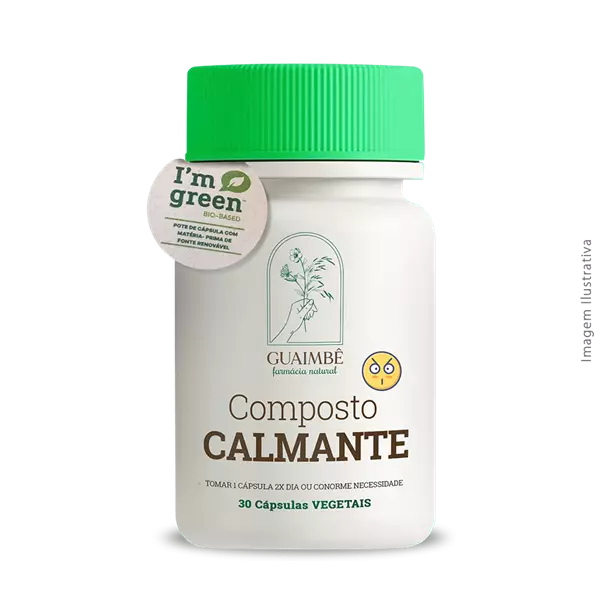 Composto Calmante 30 Cápsulas Vegetais
