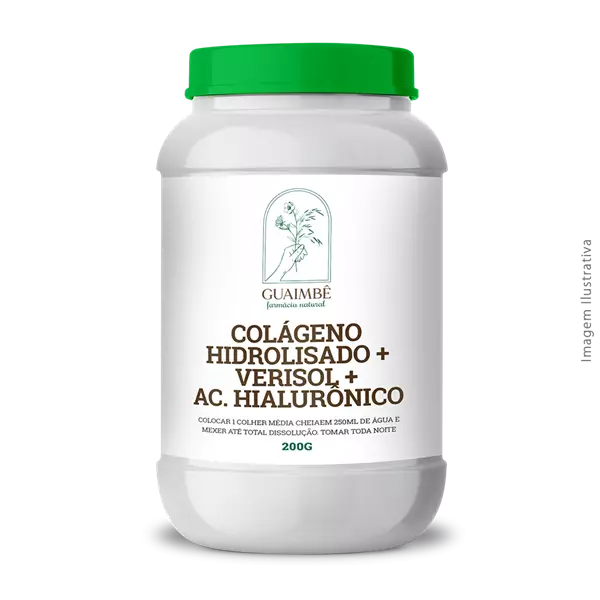 Colágeno Hidrolisado + Verisol + Ac. Hialurônico 200g