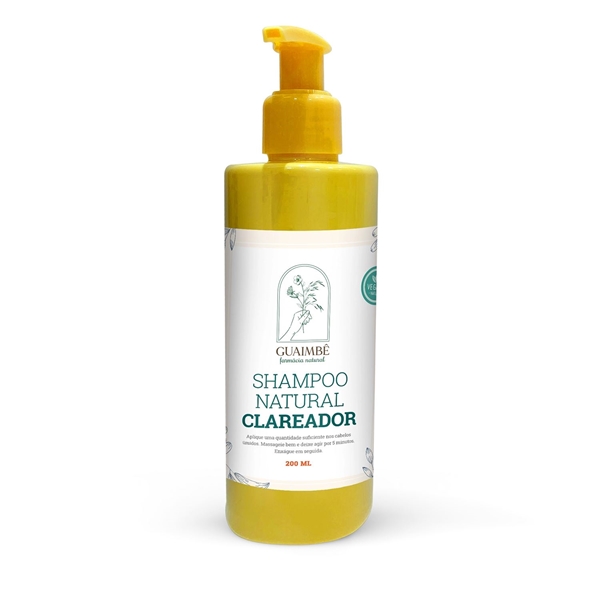 Shampoo Natural Clareador 200ml