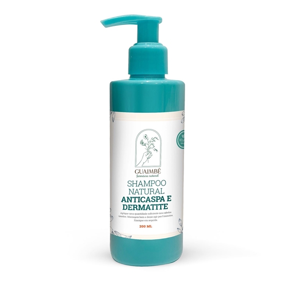 Shampoo Natural Anticaspa e Dermatite 200ml