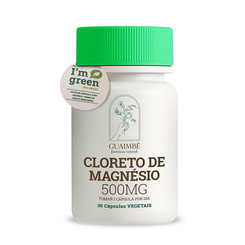 Cloreto de Magnésio 500mg 30 Cápsulas