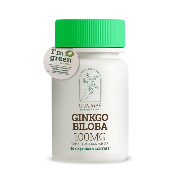 Ginkgo Biloba 100mg 30 Cápsulas