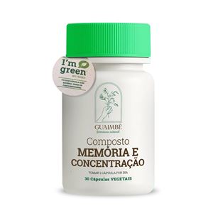Composto Memória e Concentração 30 Cápsulas Composto Memória e Concentração 30 Cápsulas